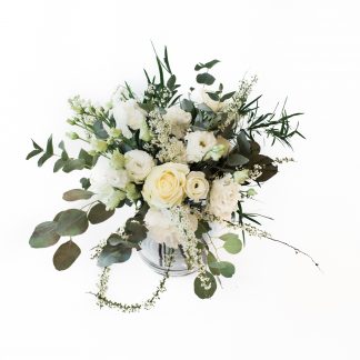 Raikas valkovihreä kimppu