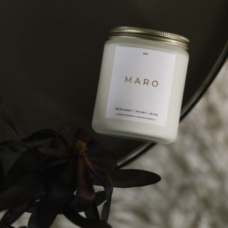 MARO Candles tuoksukynttilä, No. 001 Bergamot I Peony I Musk